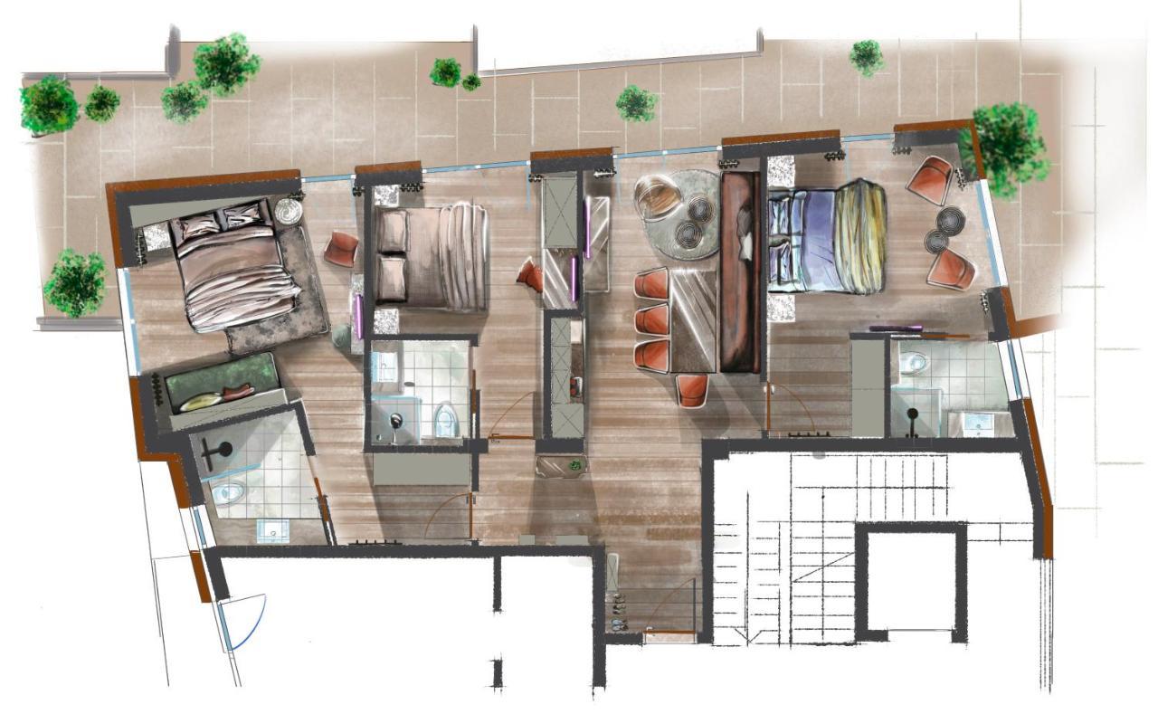 Hotel Apart Piz Mundin 카플 외부 사진